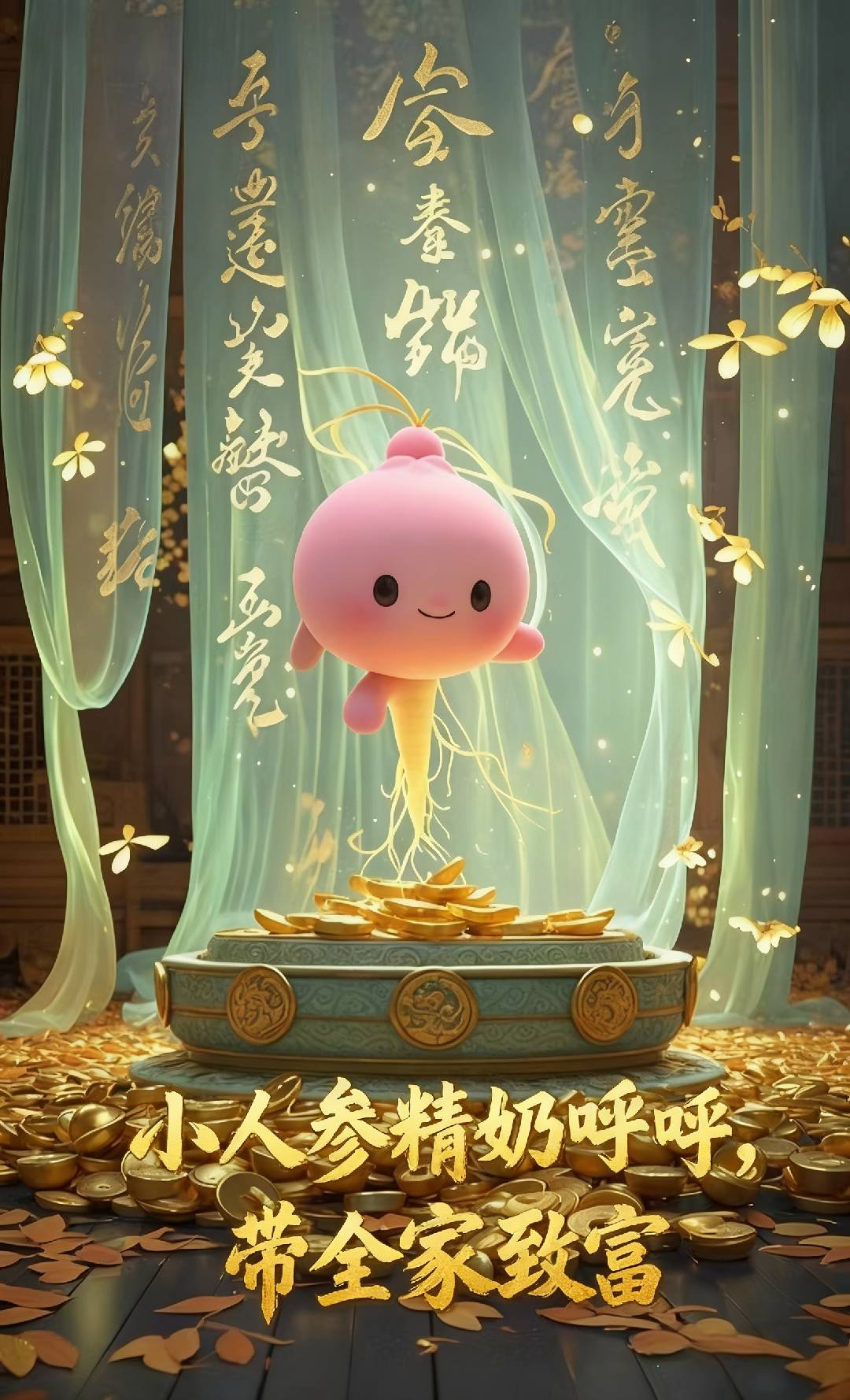 小人参精奶呼呼带全家暴富封面图